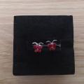 boucles d'oreilles plaqué argent 3$