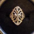 Bague plaqué argent grandeur 7 et demi 10$