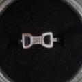 Bague neuve plaqué argent grandeur 8 10$