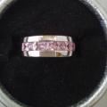 Bague neuve plaqué argent grandeur 8 10$
