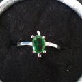Bague plaqué argent grandeur 7 et demi 10$