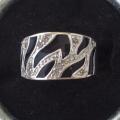 Bague neuve plaqué argent grandeur 8 15$
