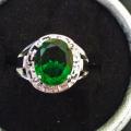 Bague plaqué argent grandeur 7 et demi 10$