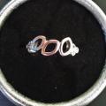 Bague plaqué argent grandeur 7 et demi 10$