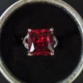 Bague plaqué argent grandeur 7 et demi 10$
