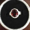 Bague plaqué argent grandeur 7 et demi 10$