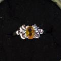 Bague neuve plaqué argent grandeur 8 10$