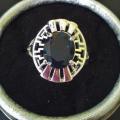 Bague neuve plaqué argent grandeur 8 10$