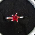 Bague neuve plaqué argent grandeur 8 10$