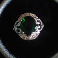 Bague neuve plaqué argent grandeur 8 10$