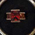 Bague plaqué argent grandeur 7 et demi 10$