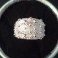 Bague neuve plaqué argent grandeur 8 10$