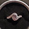 Bague neuve plaqué argent grandeur 8 15$