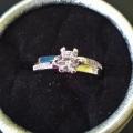 Bague neuve plaqué argent grandeur 8 15$