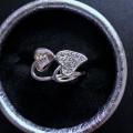 Bague neuve plaqué argent grandeur 8 15$