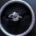 Bague plaqué argent grandeur 7 et demi 15$