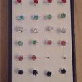 Boucles d'oreille plaqué argent 3$ la paire