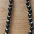 Collier de perles noirs 30$